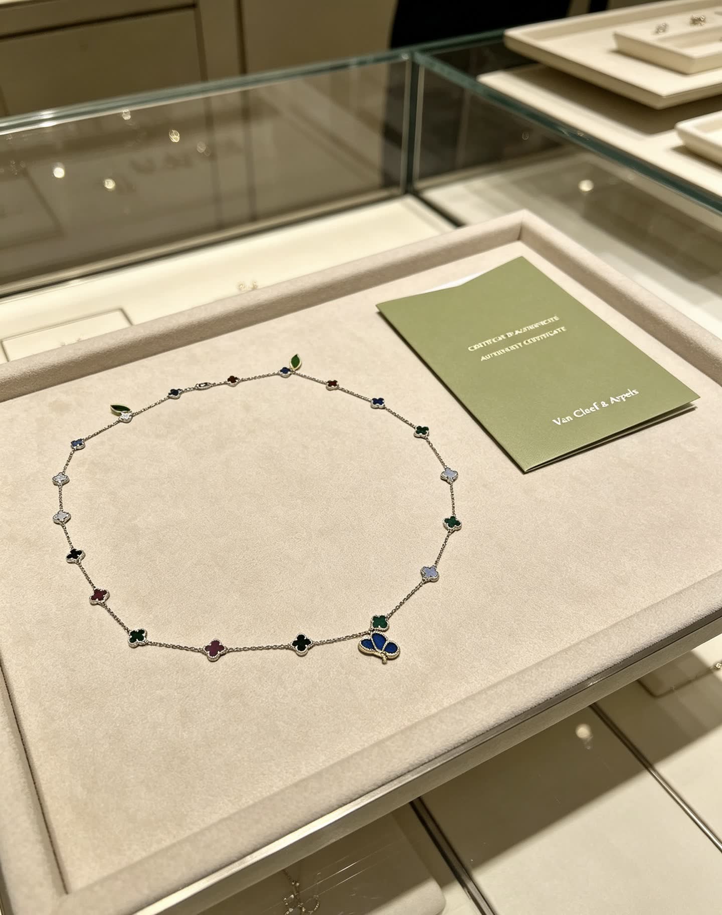 Van Cleef & Arpels Alhambra Butterfly Necklace